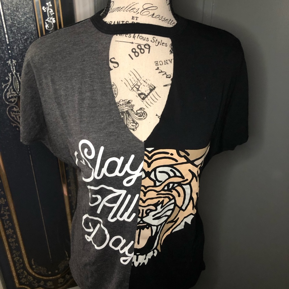 COPY - COPY - Slay all day tiger 🐯 tee